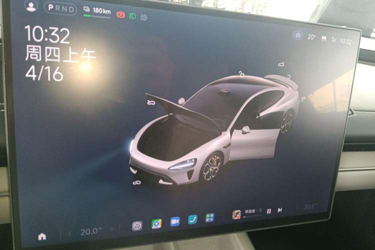 Used Xiaomi Auto SU7 2024 Four-Wheel Drive Ultra-Long Range Advanced Intelligent Driving Max Edition Audio And AC Panel