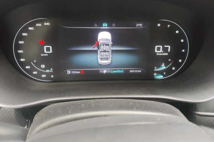 Used Roewe RX5 MAX 2019 300TGI Automatic 4G Connect Luxury Edition Odometer Close Up