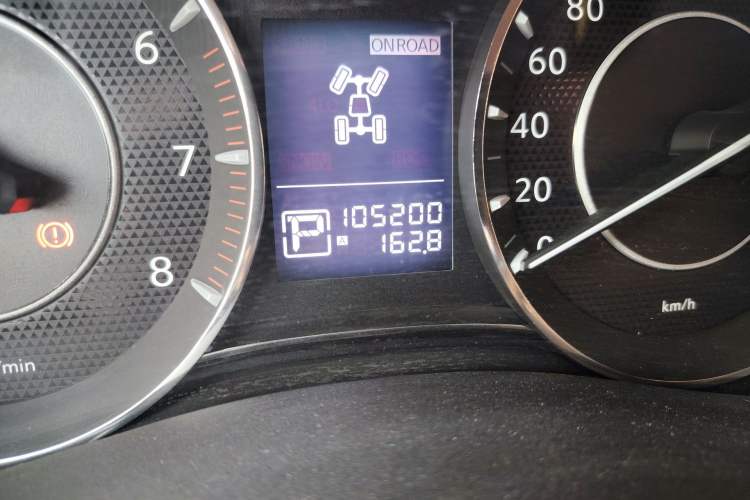 Used Nissan Patrol 2018 4.0L LinkedIn Edition Odometer Close Up