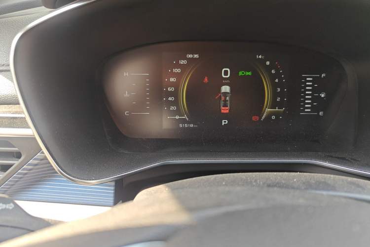 Used Geely Auto Emgrand X7 Sport 2022 Boyue X 1.8TD DCT Smart Model Odometer Close Up