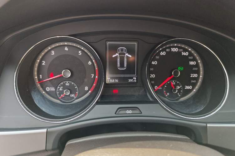 Used Volkswagen Teramont 2017 380TSI Four-Wheel Drive Luxury Edition Odometer Close Up