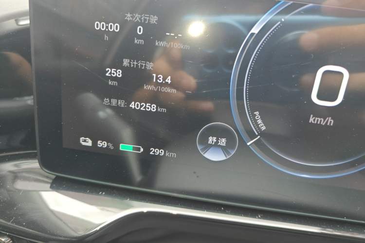 Used AION S MAX 2024 70 Star Edition Odometer Close Up