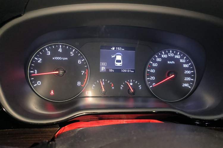Used Kia K4 2017 1.8L Automatic GL Odometer Close Up