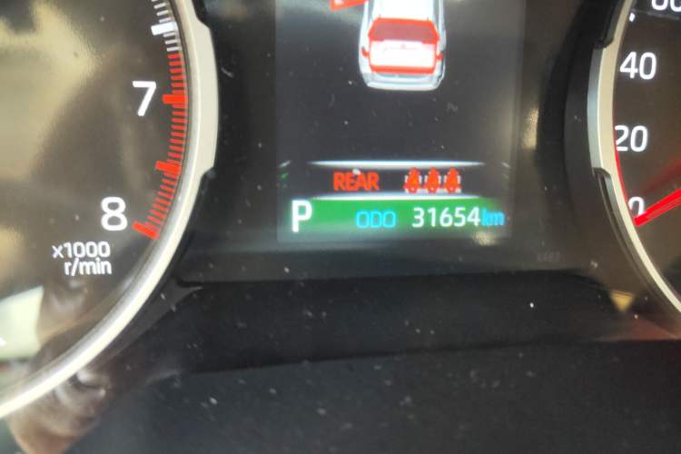 Used Toyota RAV4 2023 2.0L CVT Two-Wheel Drive Urban Edition Odometer Close Up