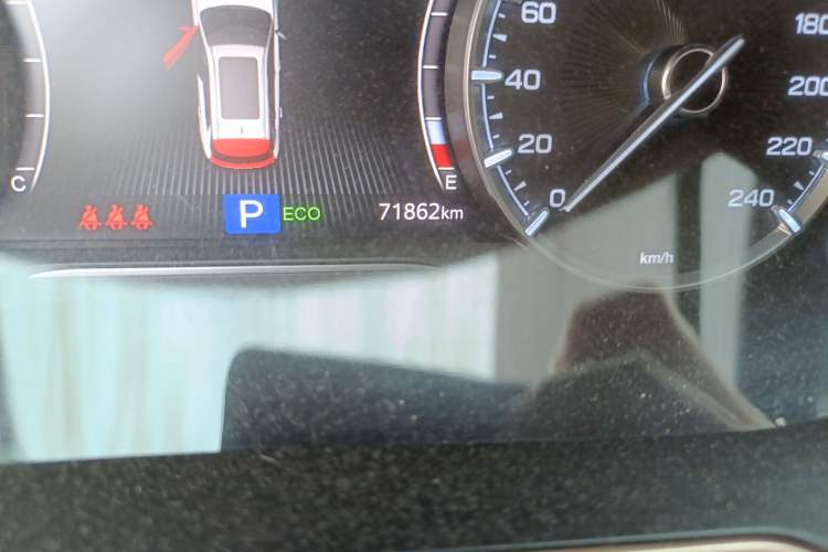 Used GAC Trumpchi GS5 2019 270T Automatic Luxury Edition Odometer Close Up