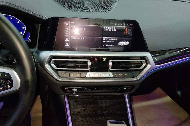 Used BMW 3 Series 2022 Updated 325Li M Sport Package Audio And AC Panel