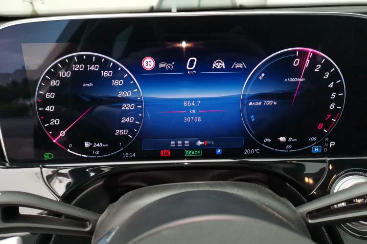 Used Mercedes-Benz E-Class New Energy 2024 E 350 e L Plug-in Hybrid Sedan Instrument Cluster