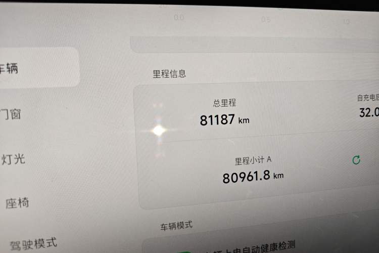 Used XPeng P7 2022 480N+ Odometer Close Up