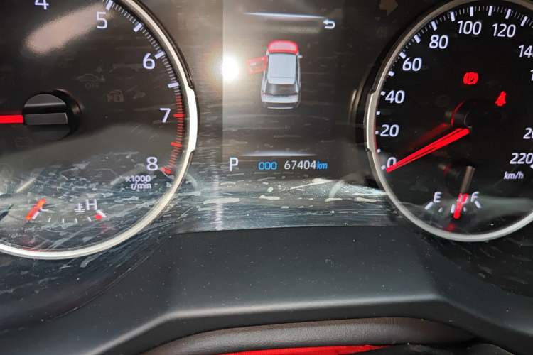 Used Toyota Wildlander 2022 2.0L CVT Four-Wheel Drive Luxury Edition Odometer Close Up