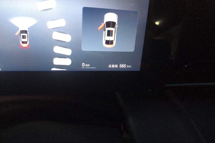 Used BYD Qin L 2025 EV 545KM Cloud Suspension Edition Odometer Close Up