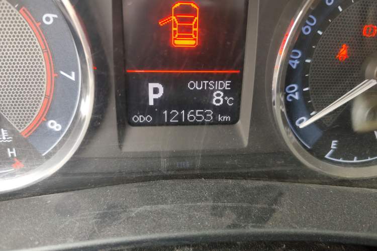 Used Toyota Corolla 2017 1.2T CVT GL-i Odometer Close Up