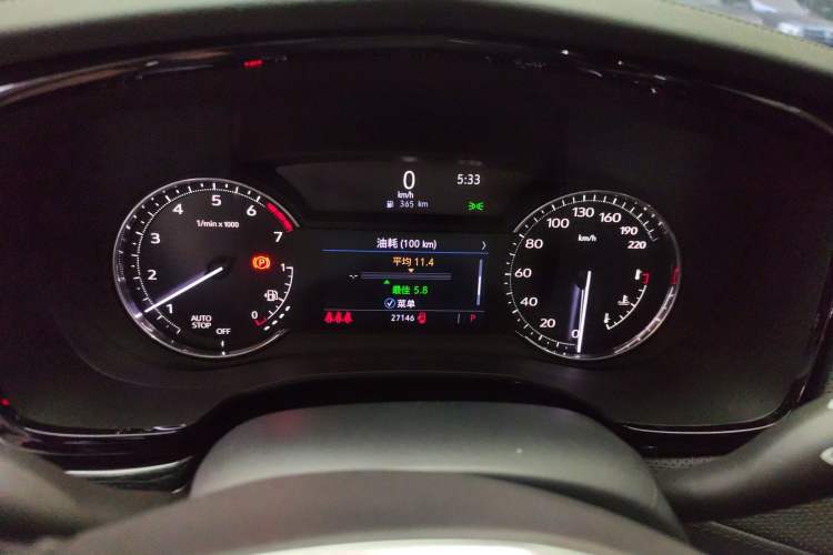 Used Cadillac XT5 2023 2.0T Two-Wheel-Drive Fashion Edition Instrument Cluster