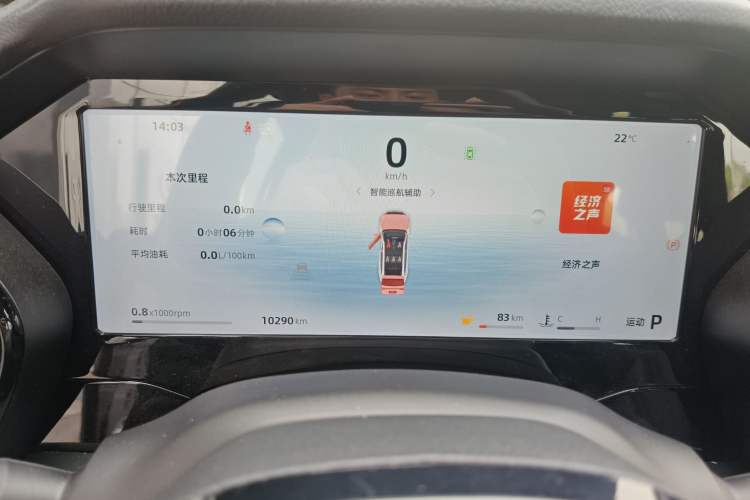 Used Geely Auto Monjaro L 2024 2.0TD DCT EVO Two-Wheel Drive Prestige Version Odometer Close Up