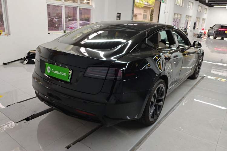 Used Tesla Model S 2023 Dual-Motor All-Wheel-Drive Version Rear Right 45 Deg