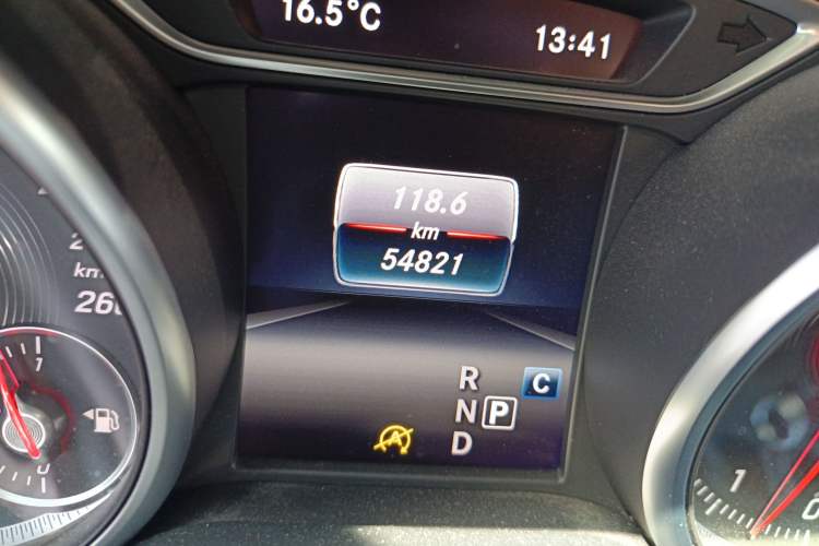 Used Mercedes-Benz CLA 2017 CLA 200 Sport Edition Odometer Close Up