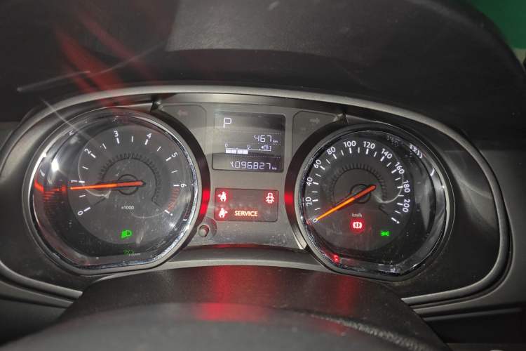 Used Citroen C3-XR 2018 1.6L Automatic Pioneer Model Odometer Close Up