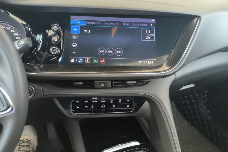 Used Buick Envision 2021 Encore Plus 652T Five-Seat Luxury Model Audio And AC Panel
