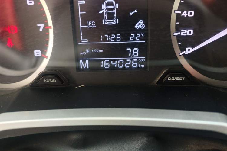 Used Geely Auto Emgrand GS 2016 Sports Edition 1.8L Manual LingShang Model Odometer Close Up