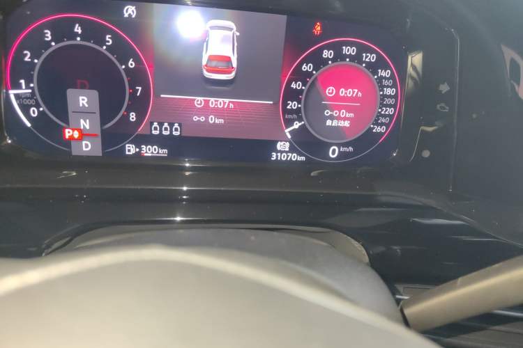 Used Volkswagen Golf 2021 280TSI DSG Pro First Edition Odometer Close Up