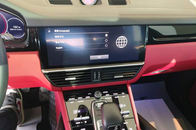 Used Porsche Cayenne 2019 Cayenne 3.0T Audio And AC Panel