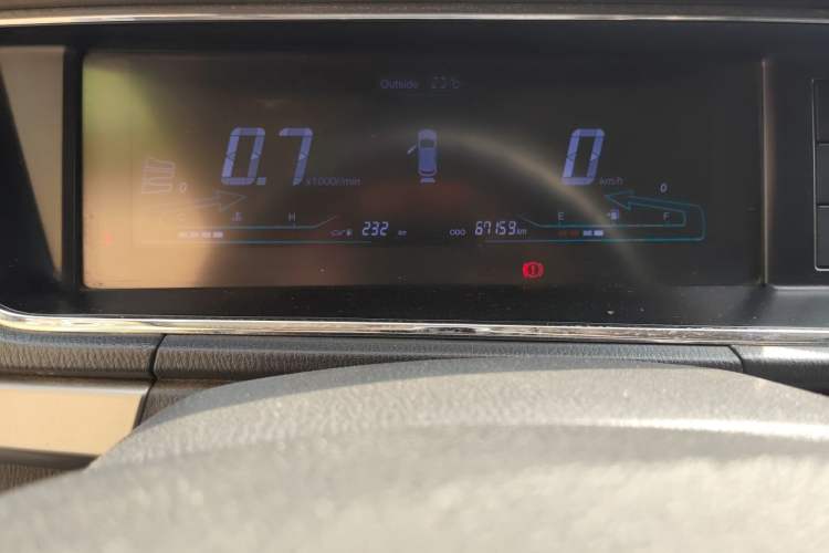 Used CHANGAN KAICHENG Oushang A600 2016 1.5L Manual Luxury 7-Seater Odometer Close Up