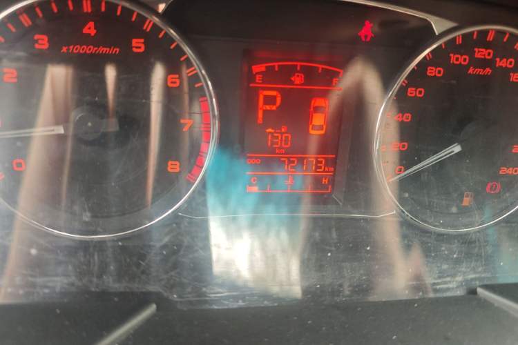 Used Geely Auto Vision 2016 1.5L Automatic Happiness Edition Odometer Close Up