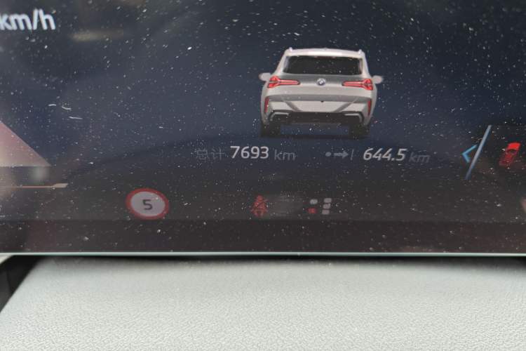 Used BMW X3 2025 xDrive30L Leading Model M Sport Package Odometer Close Up