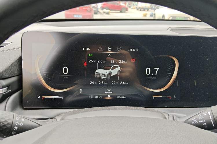 Used EXEED Lingyun 2021 400T Two-Wheel Drive StarRui PRO Edition Instrument Cluster