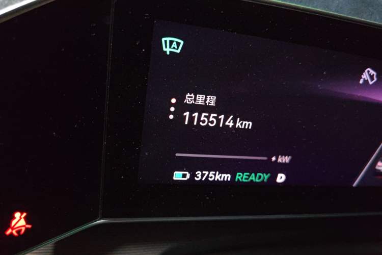 Used Zeekr 001 2021 Ultra-Long Range Dual-Motor YOU Version Odometer Close Up