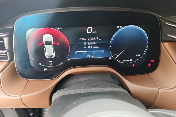 Used Maserati Grecale 2023 2.0T GT Odometer Close Up