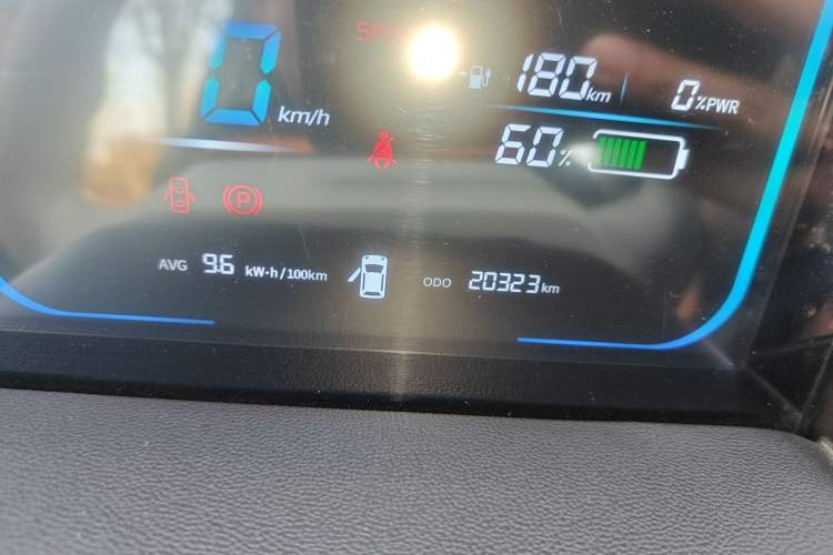 Used CHANGAN NEVO Lumin 2025 301km Honey Dew Edition Odometer Close Up