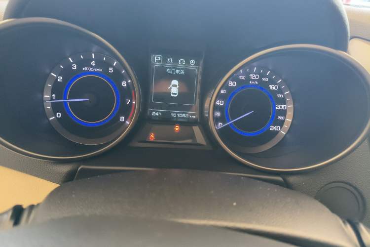 Used CHANGAN Eado 2016 1.6L Automatic Trend Model Odometer Close Up