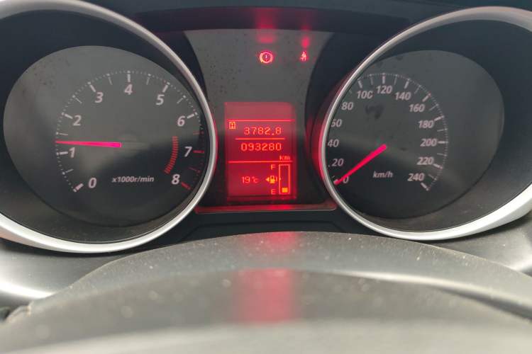 Used Mitsubishi ASX 2013 1.6L Manual Two-Wheel Drive Standard Edition Odometer Close Up