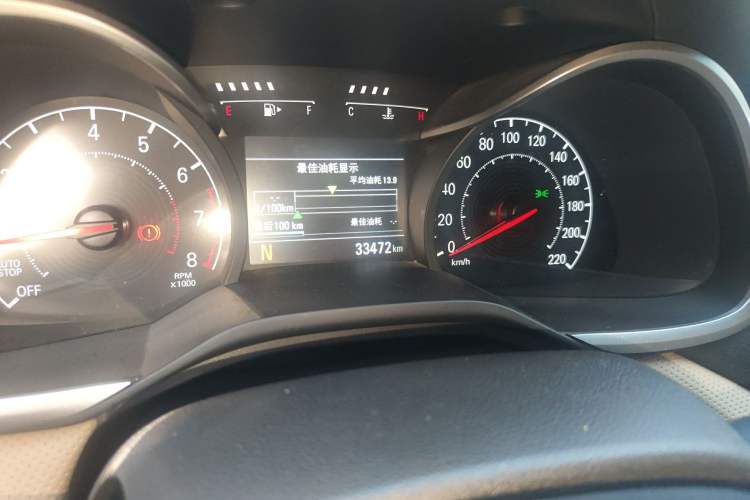 Used Chevrolet Monza 2022 320 Automatic Enjoyment Edition Odometer Close Up