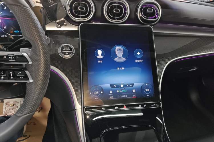 Used Mercedes-Benz C-Class 2022 Restyled C 260 L Sport Edition Audio And AC Panel