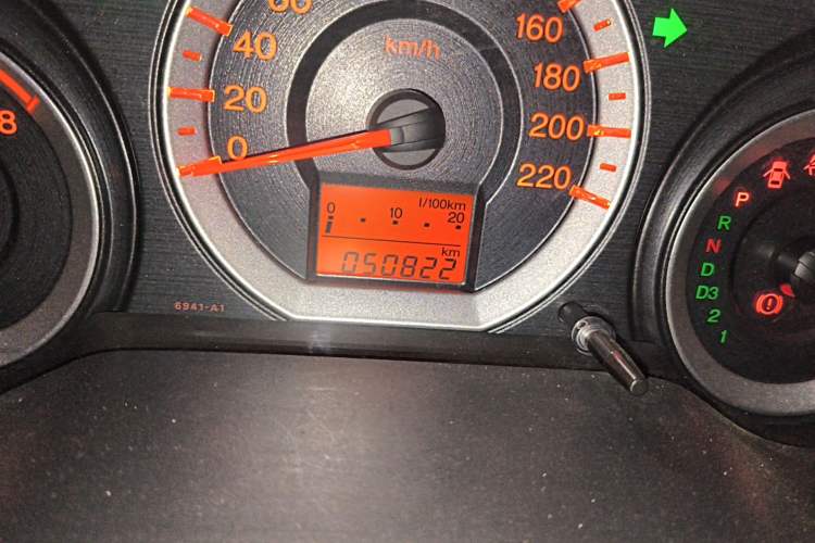 Used Honda City Classic 2008 1.5L Automatic Elite Edition Odometer Close Up