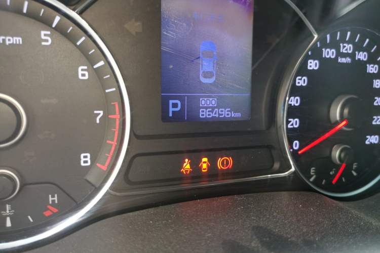 Used Kia K3 2013 1.6L Automatic GLS Odometer Close Up