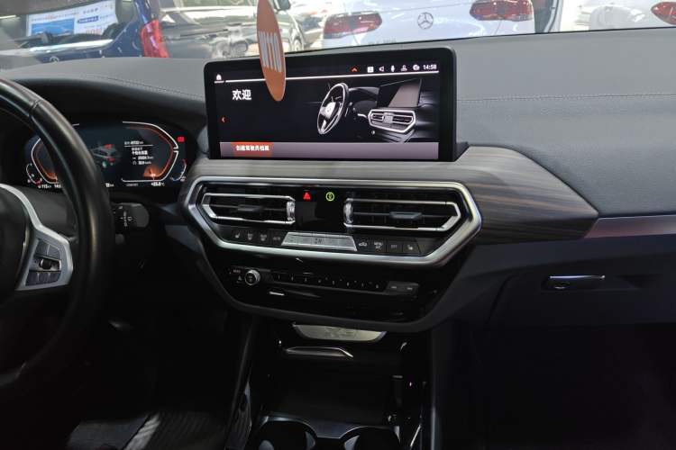 Used BMW X3 2023 xDrive30i Leading Model M Night Edition Package Audio And AC Panel