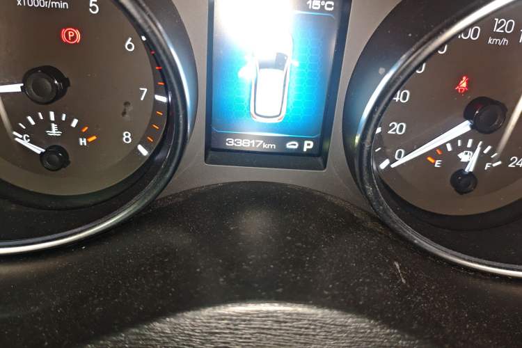 Used Haval H6 Coupe 2018 Blue Label 1.5T Automatic Two-Wheel Drive Luxury Model Odometer Close Up