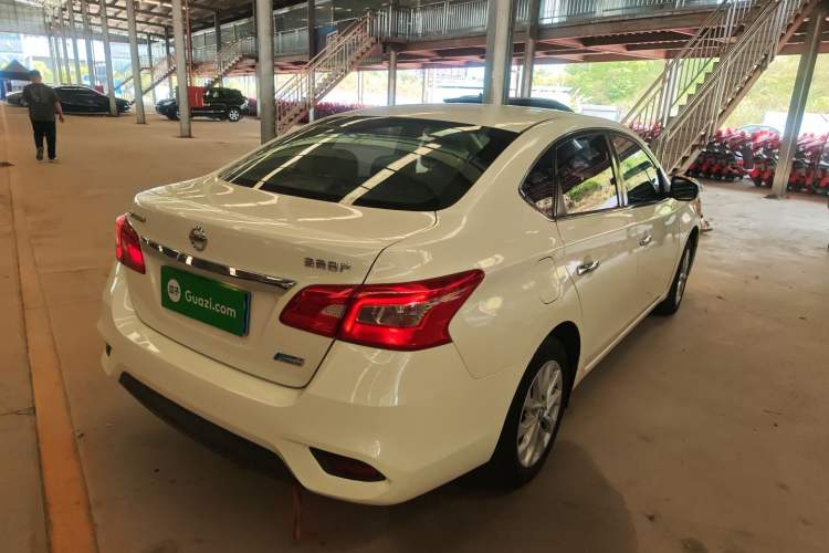 Used Nissan Sylphy 2019 1.6XV CVT Smart Connect Luxury Edition China VI Standard Rear Right 45 Deg