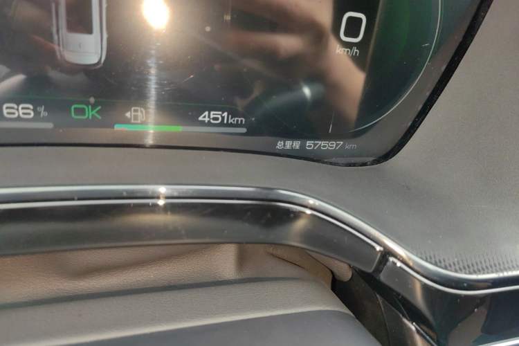 Used BYD Tang New Energy 2023 DM-i Champion Edition 112KM Prestige Model Odometer Close Up