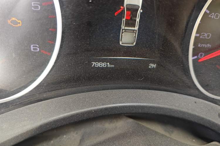 Used Great Wall Poer 2019 2.0T Commercial Version Manual Diesel 4x4 Elite Long-Box GW4D20M Odometer Close Up