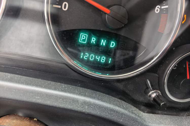 Used Jeep Compass 2012 2.4L Four-Wheel Drive Urban Edition Odometer Close Up