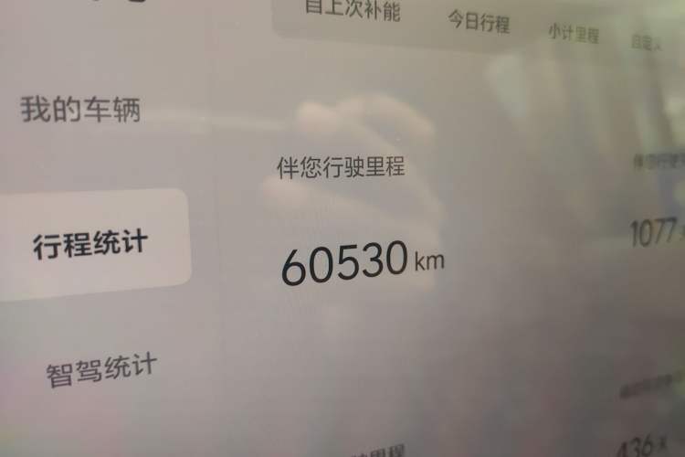 Used Li Auto L8 2023 Pro Model Odometer Close Up