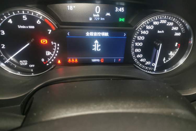 Used Cadillac CT4 2023 25T Luxury Model Odometer Close Up