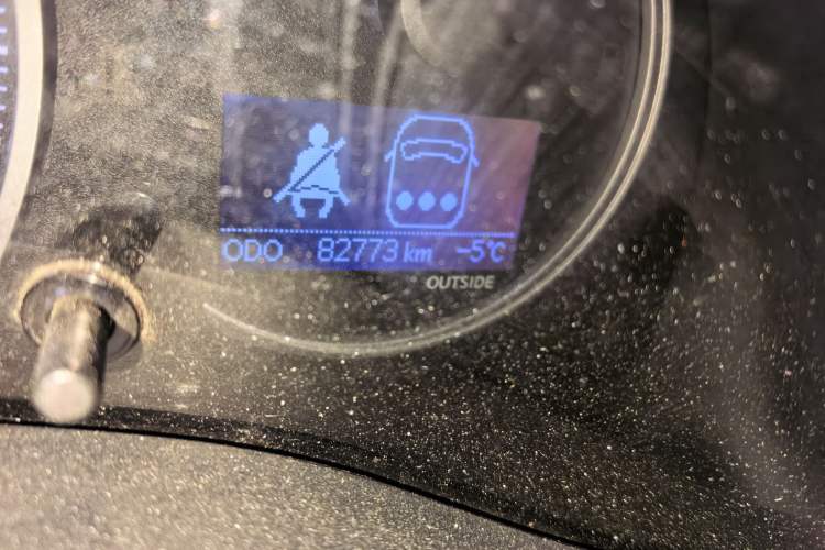 Used Lexus CT 2013 CT200h Elite Edition Odometer Close Up