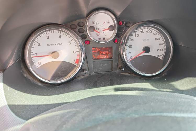 Used Peugeot 207 2011 Hatchback 1.4L Manual Yule Edition Odometer Close Up