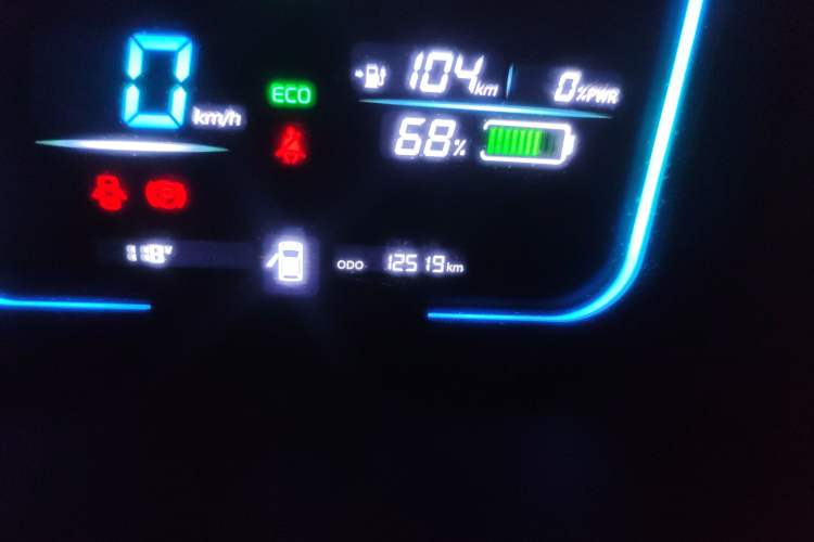 Used CHANGAN NEVO Lumin 2022 155 km – Refreshingly Sweet Edition Odometer Close Up