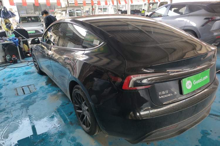 Used Tesla Model 3 2023 Rear-Wheel-Drive Version Rear Left 45 Deg