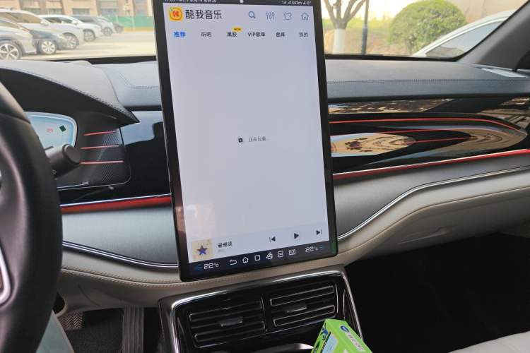 Used BYD Tang New Energy 2022 EV 635 km All-Wheel-Drive Flagship Model Audio And AC Panel